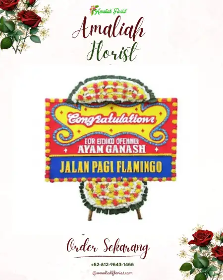 Sewa Papan Bunga Pasir Angin